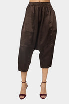 Atelier Delphine - Kiko Satin Pant - Espresso - Pants - YUCCA, best clothes for women, high end fashion for women, yucca.