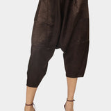 Atelier Delphine - Kiko Satin Pant - Espresso - Pants - YUCCA, best clothes for women, high end fashion for women, yucca.