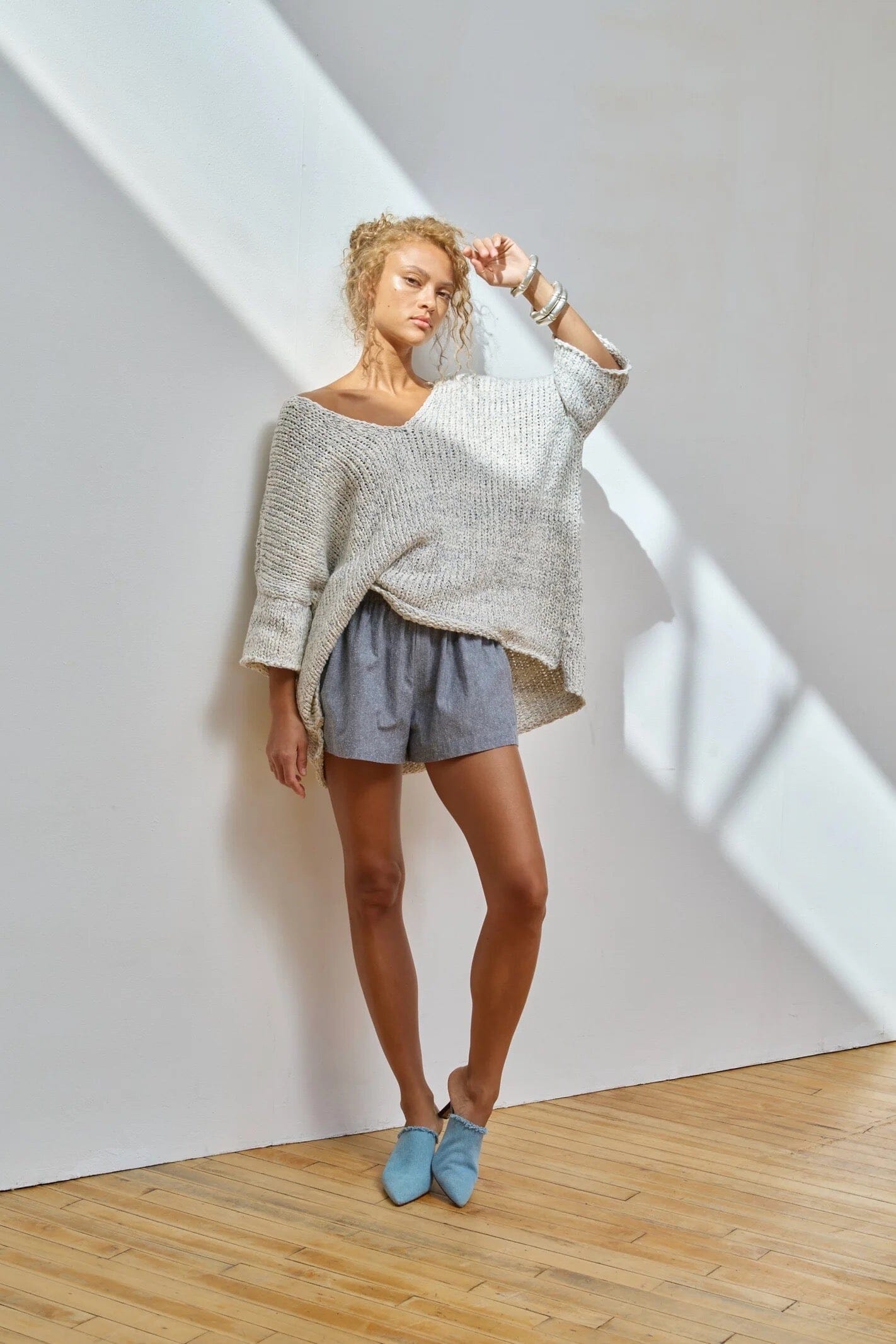 Atelier Delphine | Laguna Sweater In Lake Blue - SHOP YUCCA Sweater ATELIER DELPHINE - YUCCA 