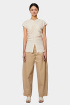Atelier Delphine | Renee Top In Kinari - SHOP YUCCA Shirts & Tops ATELIER DELPHINE - YUCCA 