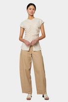 Atelier Delphine | Renee Top In Kinari - SHOP YUCCA Shirts & Tops ATELIER DELPHINE - YUCCA 