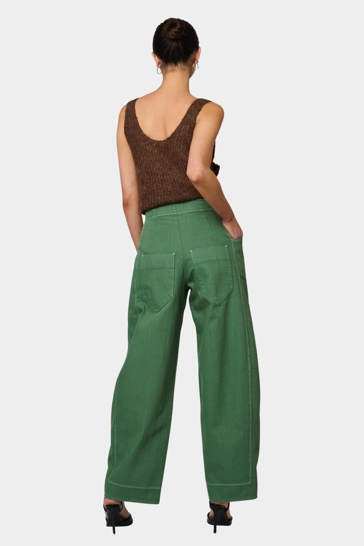 Atelier Delphine - Sweater Tank - Chocolate Brown - Tank Top - YUCCA, Yucca store Denver, women’s high quality tops.