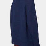 Atelier Delphine Vasilisa Turtleneck Sweater Navy side and turtleneck detail