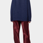 Atelier Delphine Vasilisa Turtleneck Sweater Navy oversized back view at YUCCA Denver