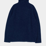 Atelier Delphine Vasilisa Turtleneck Sweater Navy front product view