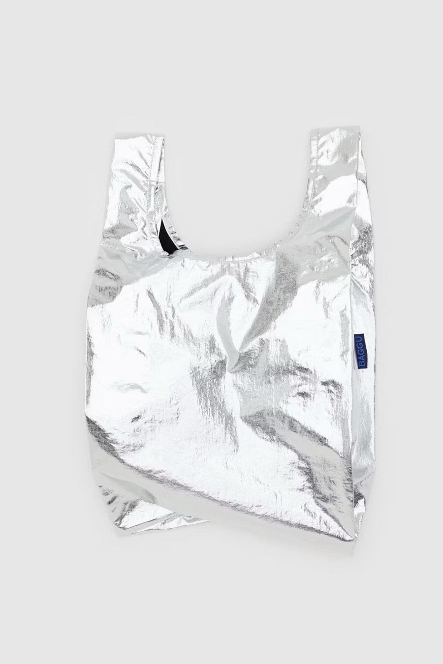 BAGGU | Baby Baggu In Metallic Silver - SHOP YUCCA Handbags BAGGU - YUCCA 