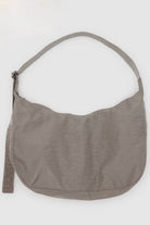 BAGGU | Large Nylon Crescent Bag In Dove - SHOP YUCCA Handbags BAGGU - YUCCA 