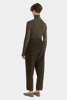 Black Crane | Carpenter Pants In Dark Forest - SHOP YUCCA Pants BLACK CRANE - YUCCA Artistic clothing for women, boutique near me, boutique stores near me, capsule wardrobe, fashion for women over 50