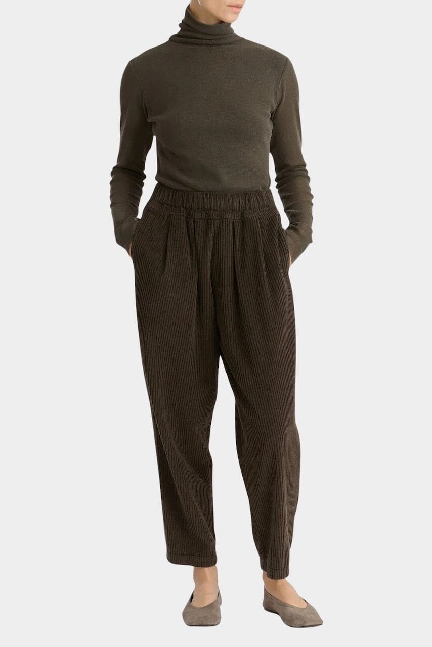 Black Crane | Carpenter Pants In Dark Forest - SHOP YUCCA Pants BLACK CRANE - YUCCA Artistic clothing for women, boutique near me, boutique stores near me, capsule wardrobe, fashion for women over 50