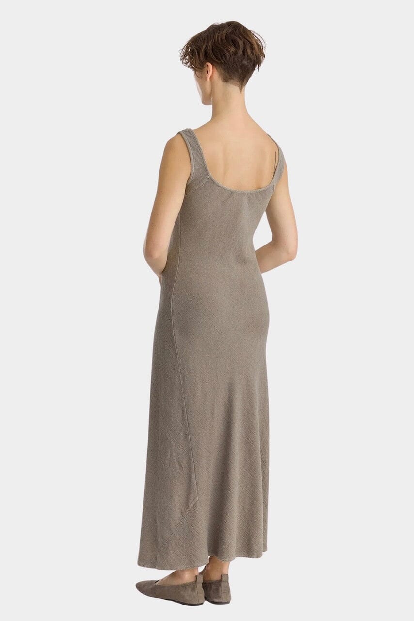 Black Crane - Maxi Dress - Slate - Dresses - YUCCA, artistic clothing for women, women’s elevated basics, shop local Denver.