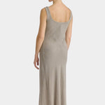 Black Crane - Maxi Dress - Slate - Dresses - YUCCA, artistic clothing for women, women’s elevated basics, shop local Denver.