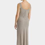 Black Crane - Maxi Dress - Slate - Dresses - YUCCA, artistic clothing for women, women’s elevated basics, shop local Denver.