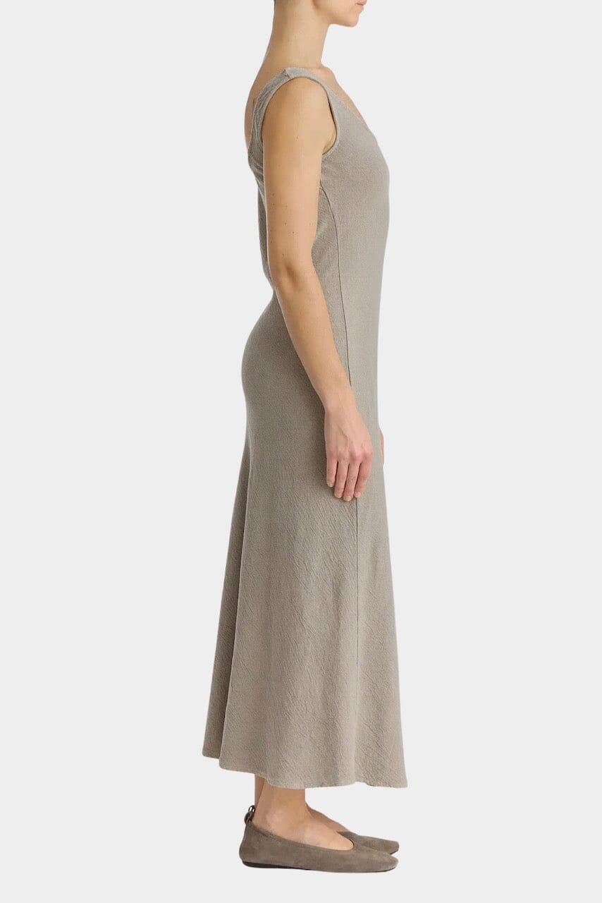 Black Crane - Maxi Dress - Slate - Dresses - YUCCA, artistic clothing for women, women’s elevated basics, shop local Denver.