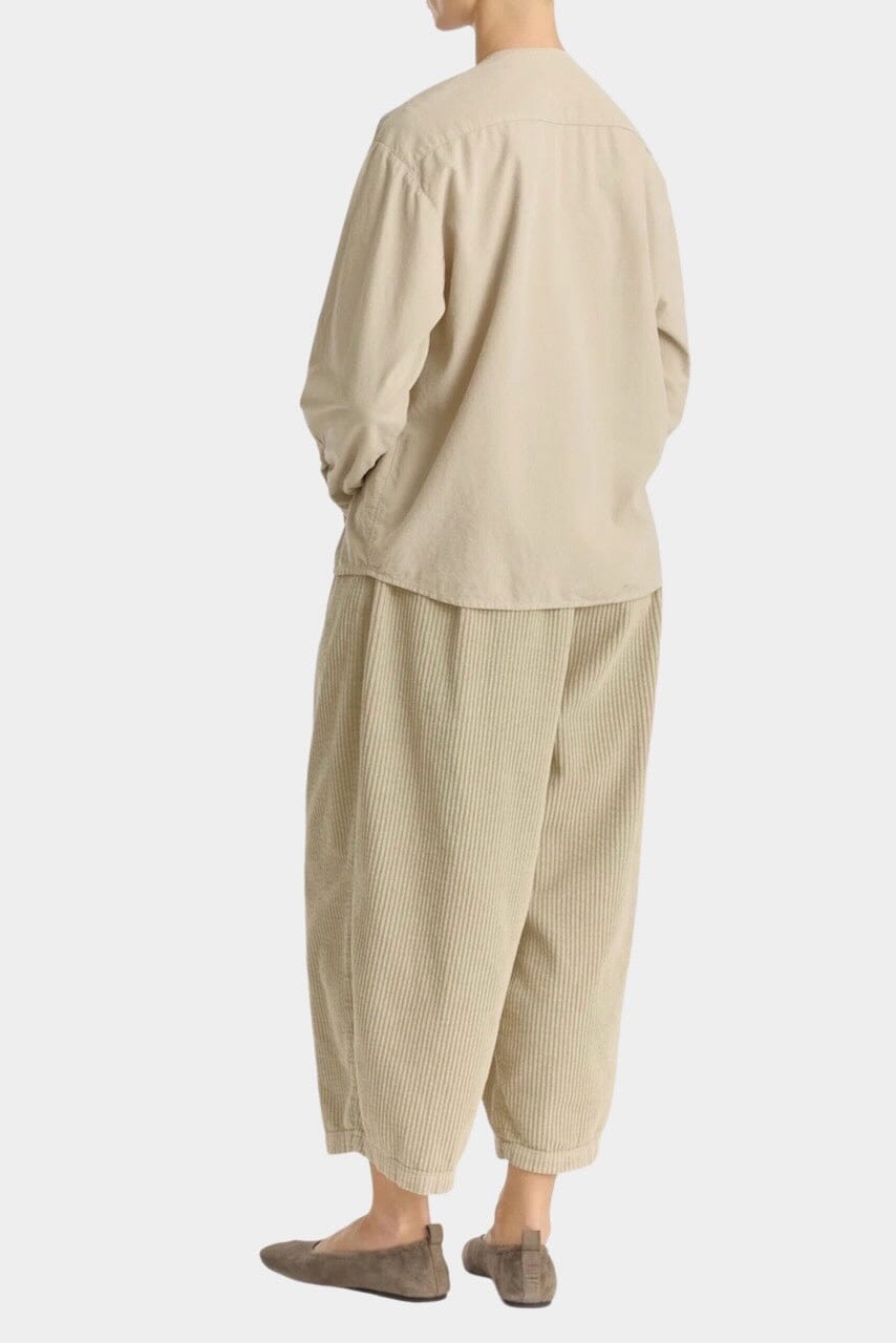 Black Crane - Nehru Shirt - Ivory - Shirts & Tops - YUCCA, Yucca store Denver, women’s high quality tops.