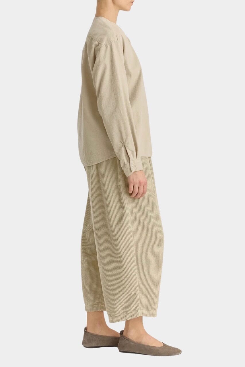 Black Crane - Nehru Shirt - Ivory - Shirts & Tops - YUCCA, Yucca store Denver, women’s high quality tops.