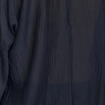 square shirt womens faded black silk cotton oversized top black crane fabric texture