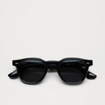CHIMI 01 Sunglasses Black folded frame detail with dark lenses and signature rivet accents
