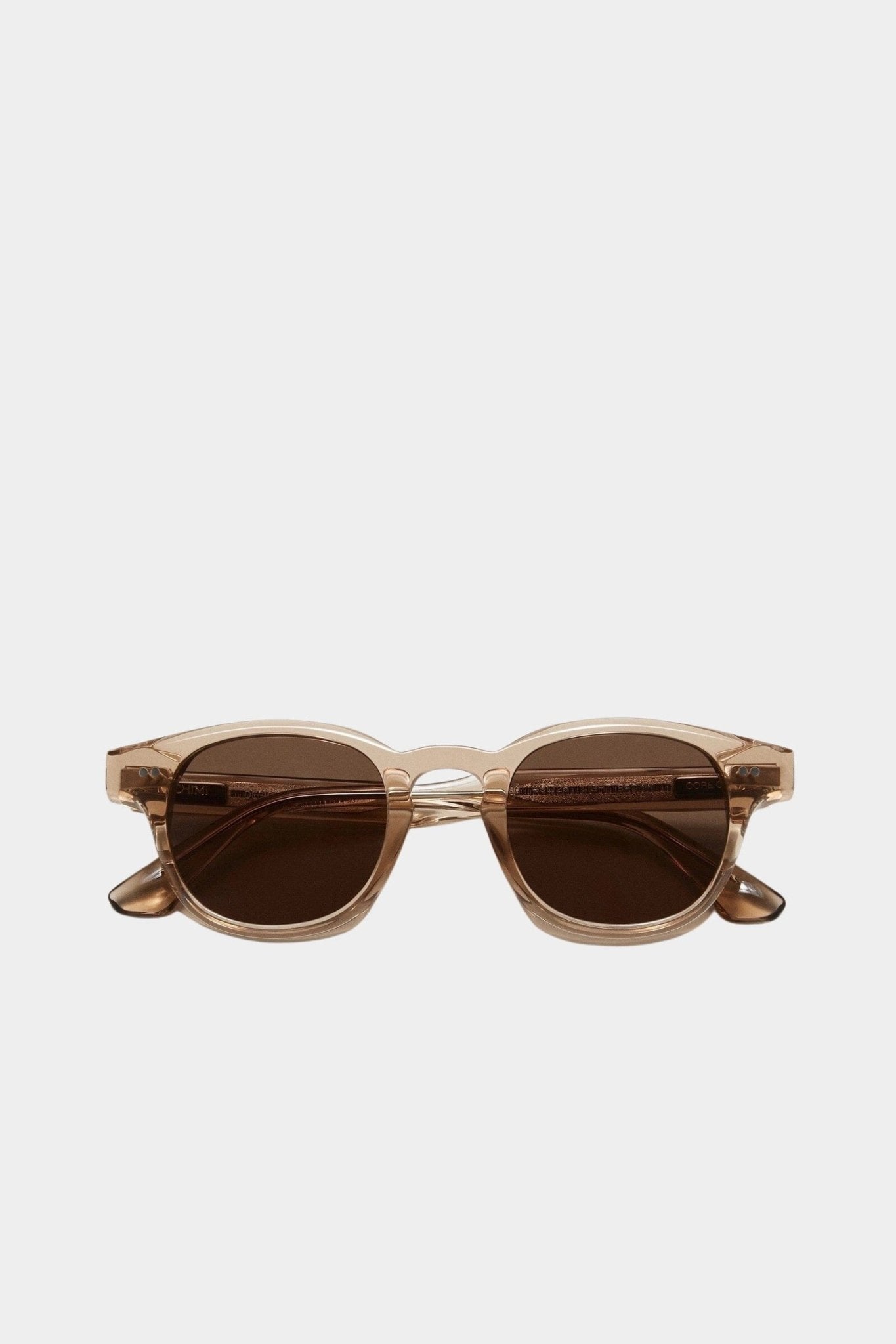 CHIMI | 01 Sunglasses In Light Brown - SHOP YUCCA Sunglasses CHIMI - YUCCA, Artistic sunglasses for women, boutique near me, boutique stores near me, minimalist sunglasses, shop local Denver.