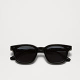 Chimi - 02 Sunglasses - Black - YUCCA, Artistic sunglasses for women, boutique near me, minimalist sunglasses.
