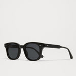 Chimi - 02 Sunglasses - Black - YUCCA, Artistic sunglasses for women, boutique near me, minimalist sunglasses.