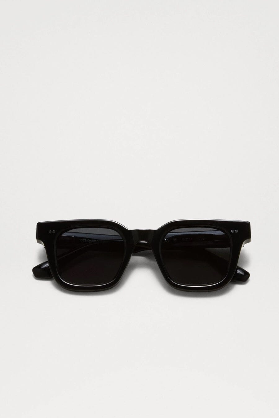 Chimi - 04 Sunglasses - Black - Sunglasses - YUCCA, Artistic sunglasses for women, minimalist sunglasses, shop local Denver.
