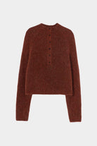 CORDERA | Baby Alpaca Polo Sweater - Terracotta - SHOP YUCCA Knitwear CORDERA - YUCCA Yucca store Denver, women’s clothing boutique near me, high quality capsule wardrobe, boutiques near me, women’s high quality sweaters