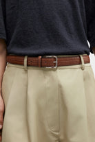CORDERA | Classic Belt - Caramel Crocodile - SHOP YUCCA Belts CORDERA - YUCCA Artistic clothing for women, boutique near me, boutique stores near me, capsule wardrobe, fashion for women over 50