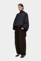 CORDERA | Corduroy Baggy Pants - Brown - SHOP YUCCA Bottoms CORDERA- YUCCA Artistic clothing for women, boutique near me, boutique stores near me, cherry creek boutiques, fashion for women over 50