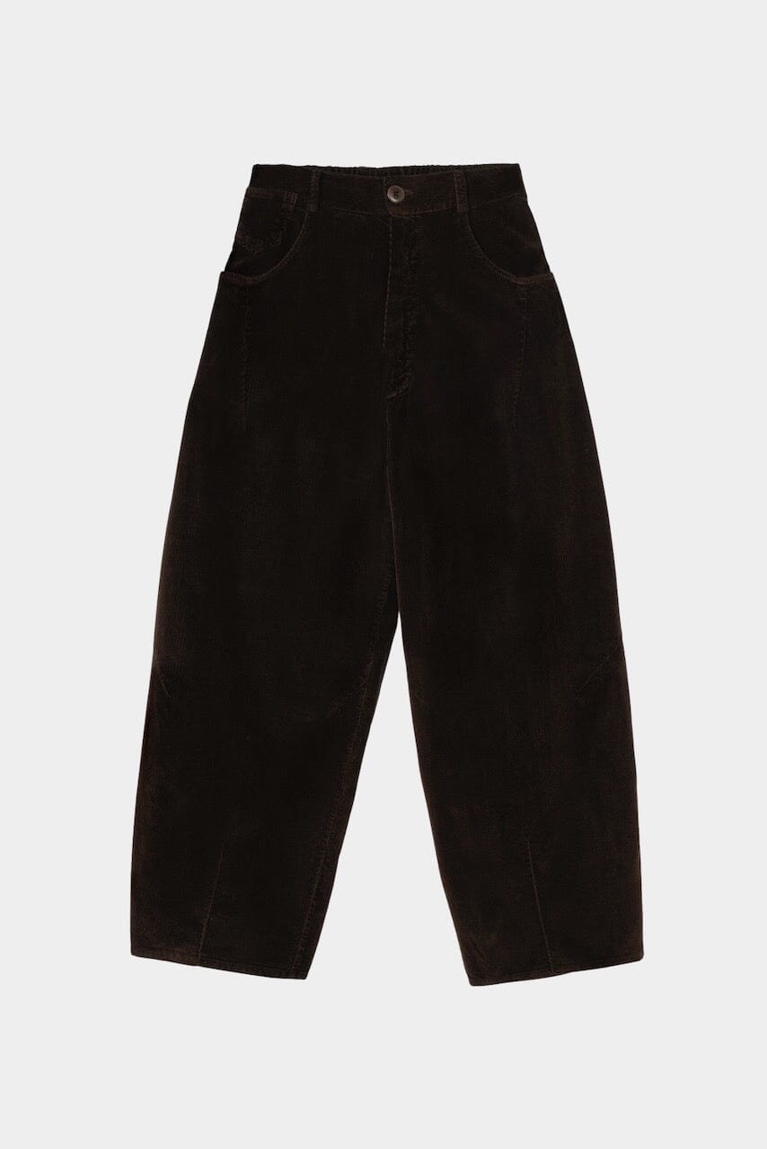 CORDERA | Corduroy Baggy Pants - Brown - SHOP YUCCA Bottoms CORDERA- YUCCA Artistic clothing for women, boutique near me, boutique stores near me, cherry creek boutiques, fashion for women over 50
