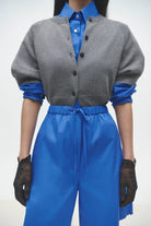 Cordera | Cotton & Cashmere Top In Grey - SHOP YUCCA Shirts & Tops CORDERA - YUCCA 