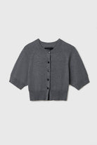 Cordera | Cotton & Cashmere Top In Grey - SHOP YUCCA Shirts & Tops CORDERA - YUCCA 