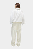 CORDERA | Cotton Straight Pants - Natural - SHOP YUCCA Bottoms CORDERA- YUCCA Artistic clothing for women, boutique near me, boutique stores near me, capsule wardrobe, fashion for women over 50