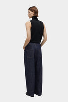 CORDERA | Denim Straight Pants - Indigo - SHOP YUCCA Bottoms CORDERA- YUCCA Artistic clothing for women, boutique near me, boutique stores near me, capsule wardrobe, fashion for women over 50