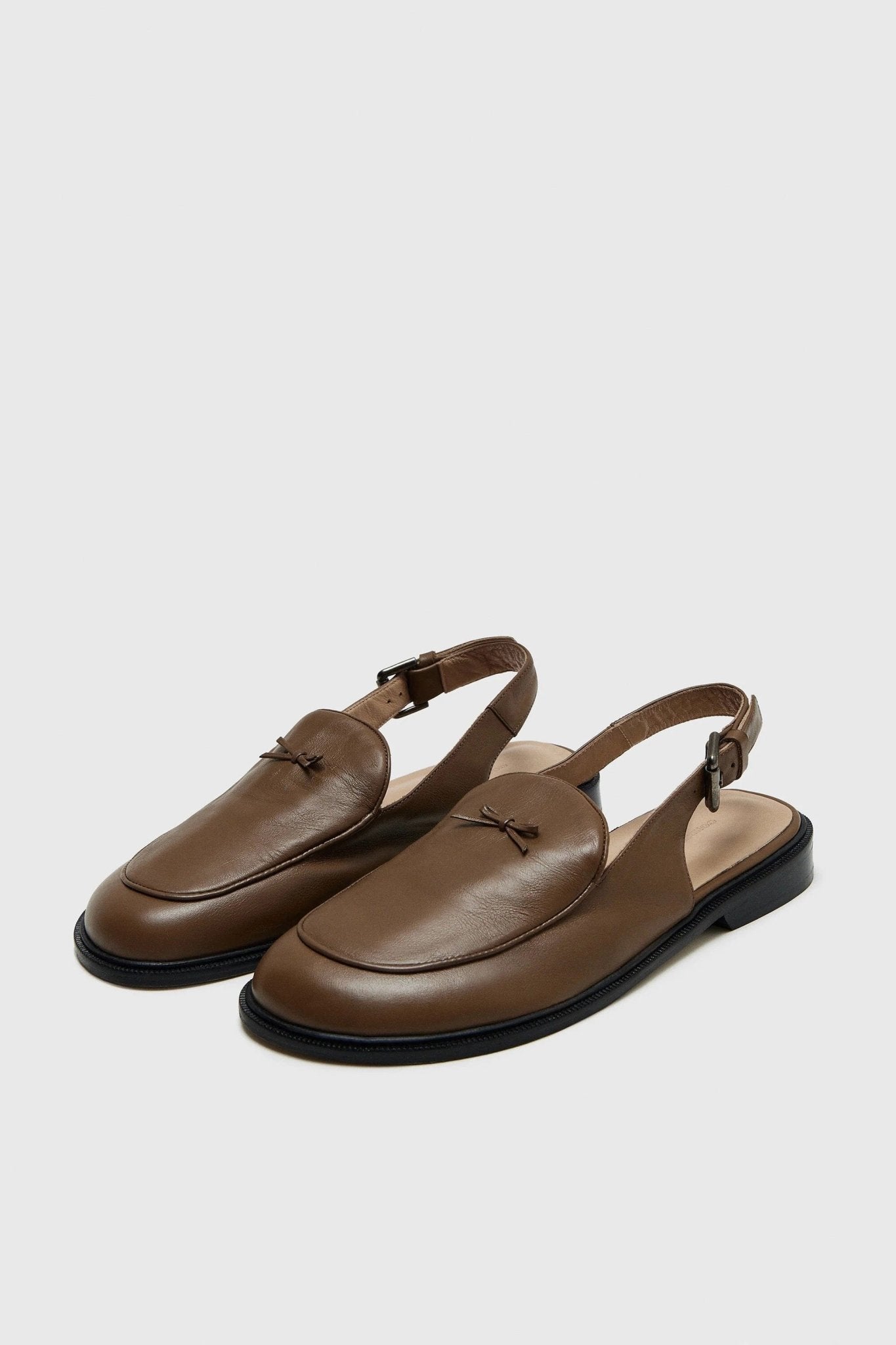 Cordera | Slingback Bow Loafer In Otter - SHOP YUCCA Shoes CORDERA - YUCCA Women’s clothing store Denver, women’s clothing website, women’s elevated basics, women’s high quality shoes, women’s luxury shoes, women’s online footwear