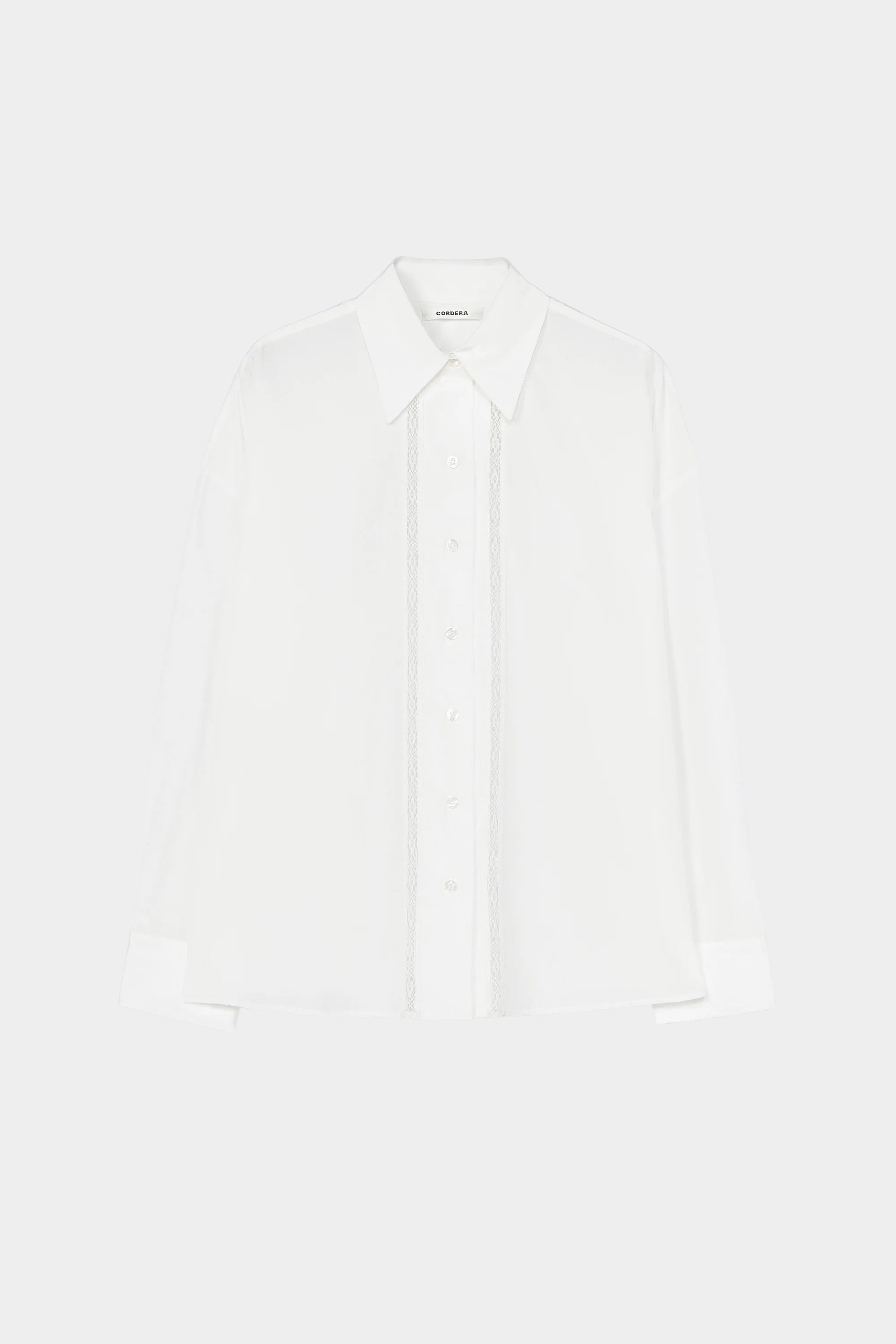 Cordera - Lace Shirt - White - Shirts & Tops - YUCCA, chic outfits for women, unique clothes, women’s clothing store Denver.