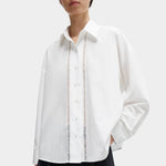 Cordera - Lace Shirt - White - Shirts & Tops - YUCCA, chic outfits for women, unique clothes, women’s clothing store Denver.