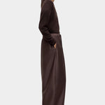 Cordera Maxi Pants Brown side profile