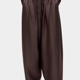 Cordera Maxi Pants Brown full-length front view