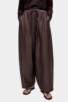 Cordera Maxi Pants Brown full-length front view