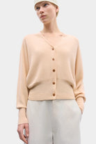 Cordera | Merino Cashmere Cardigan In Peach - SHOP YUCCA Cardigan CORDERA - YUCCA 
