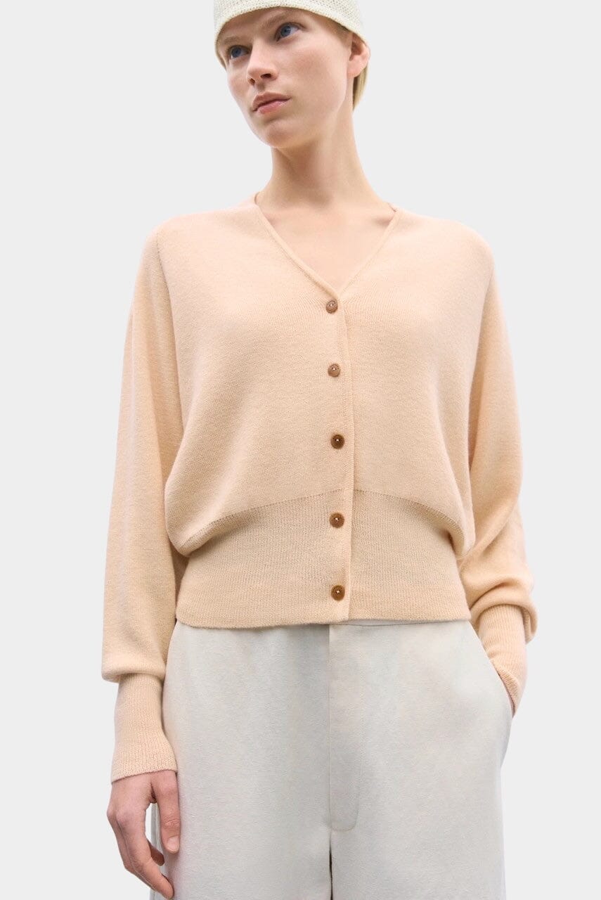 Cordera | Merino Cashmere Cardigan In Peach - SHOP YUCCA Cardigan CORDERA - YUCCA 