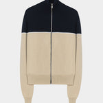 Cordera Merino Wool Colorblock Cardigan garment-only view