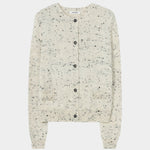 Cordera Merino Wool Flecked Cardigan garment-only view