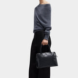 Cordera - Merino Wool Off Shoulder Sweater - Grey - Sweaters & Knitwear - YUCCA, chic clothes, women’s clothing store Denver.