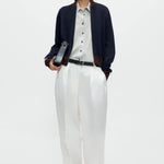 Cordera Merino Wool Sporty Cardigan full-length outfit view