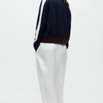 Cordera Merino Wool Sporty Cardigan side profile