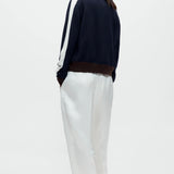 Cordera Merino Wool Sporty Cardigan side profile