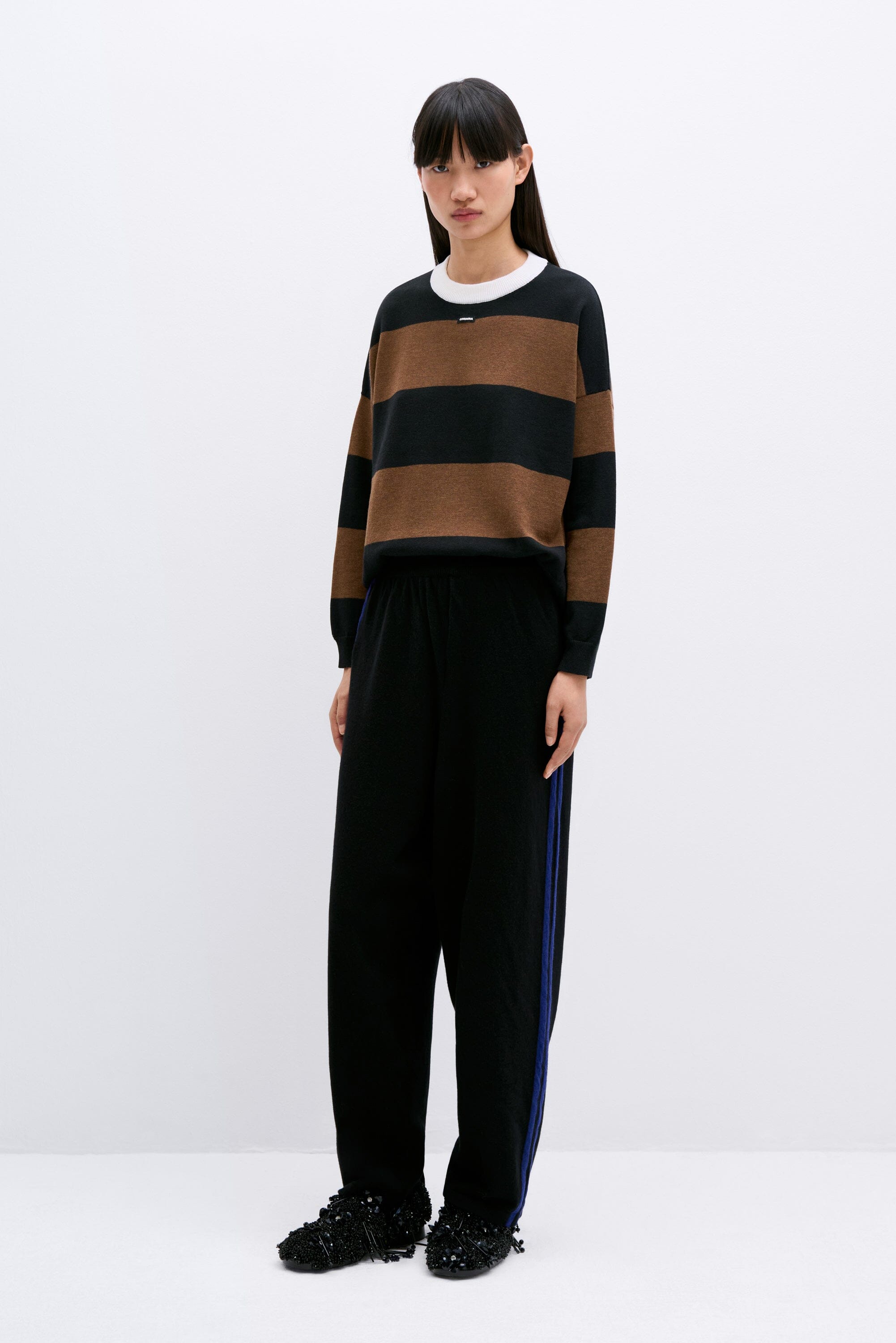 Cordera | Merino Wool Striped Sweater - SHOP YUCCA Sweater CORDERA - YUCCA 