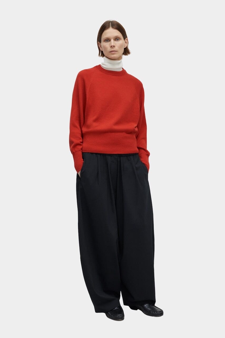 Cordera - Merino Wool Sweater - Red - Knitwear - YUCCA, Artistic clothing women, boutique near me, boutique store near me.