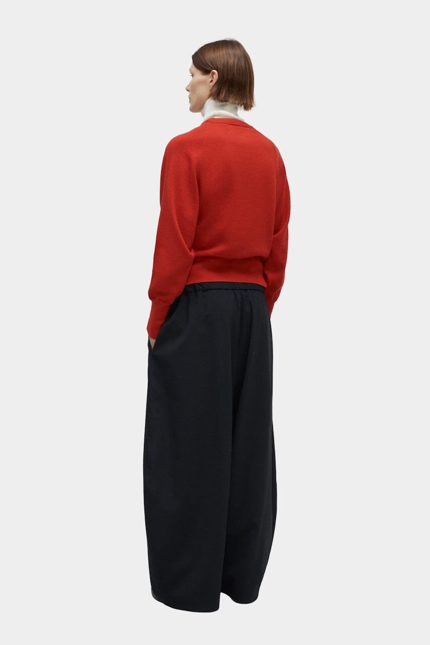 Cordera - Merino Wool Sweater - Red - Knitwear - YUCCA, Artistic clothing women, boutique near me, boutique store near me.